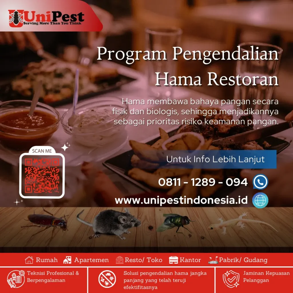 Program Pengendalian Hama/ Pest Control untuk Restoran