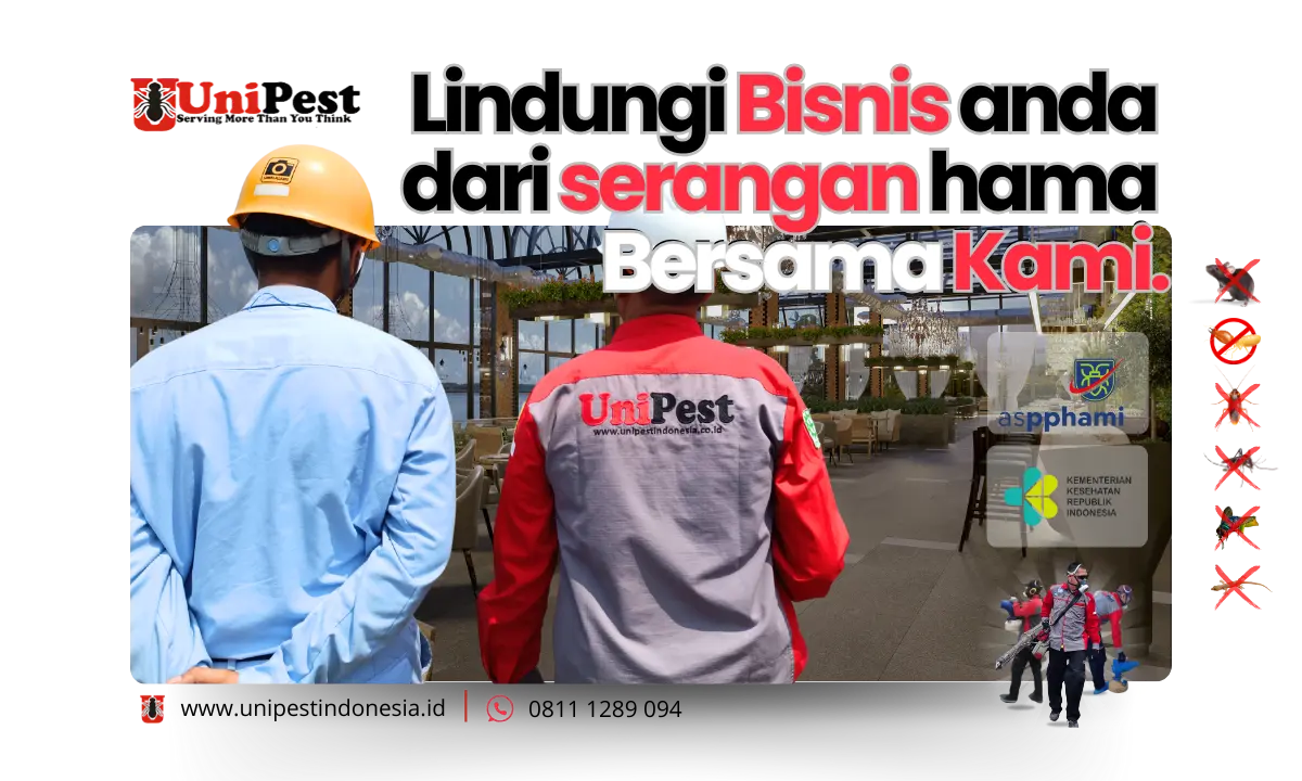 Teknisi pest control sedang melakukan pemantauan (Survei) di lokasi untuk membasmi hama